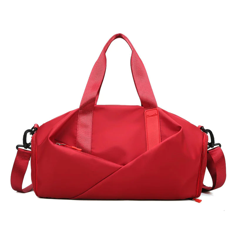 Nylon Athletic Gym Bag Woman