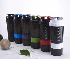 500ml Double Layer Plastic Shaker Cup